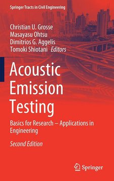 Cover page of teh book  "Acoustic Emission Testing"