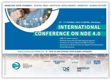 International Conference on NDE 4.0 - Flyer